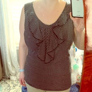 Black/white striped shirt